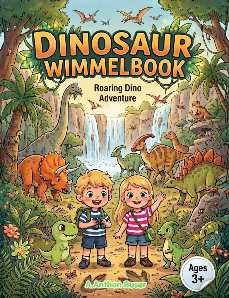 Dinosaur Wimmelbook — Roaring Dino Adventure